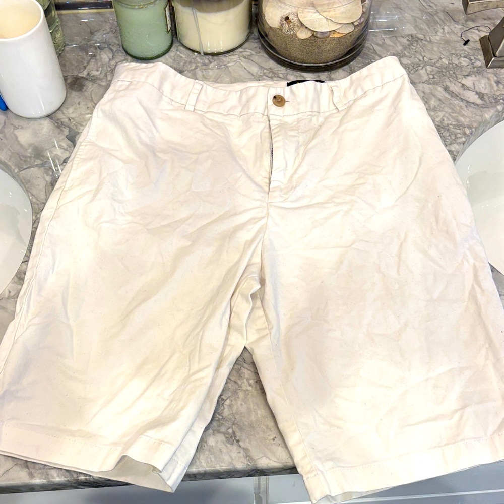 Ralph Lauren Boys White Chino Shorts - Size 20